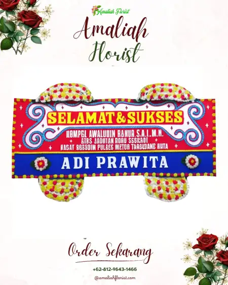 Papan Bunga Ucapan Selamat Luak